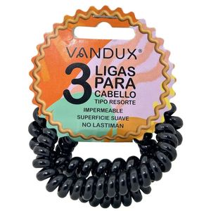 Liga Espiral Para Cabello Vandux Teen Set 3Pzs Ref
