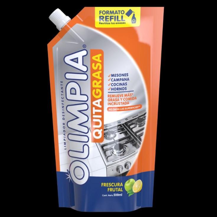 Limpiador Desifectante Quita Grasas Frescura Frutal Doypack 500 Ml.
