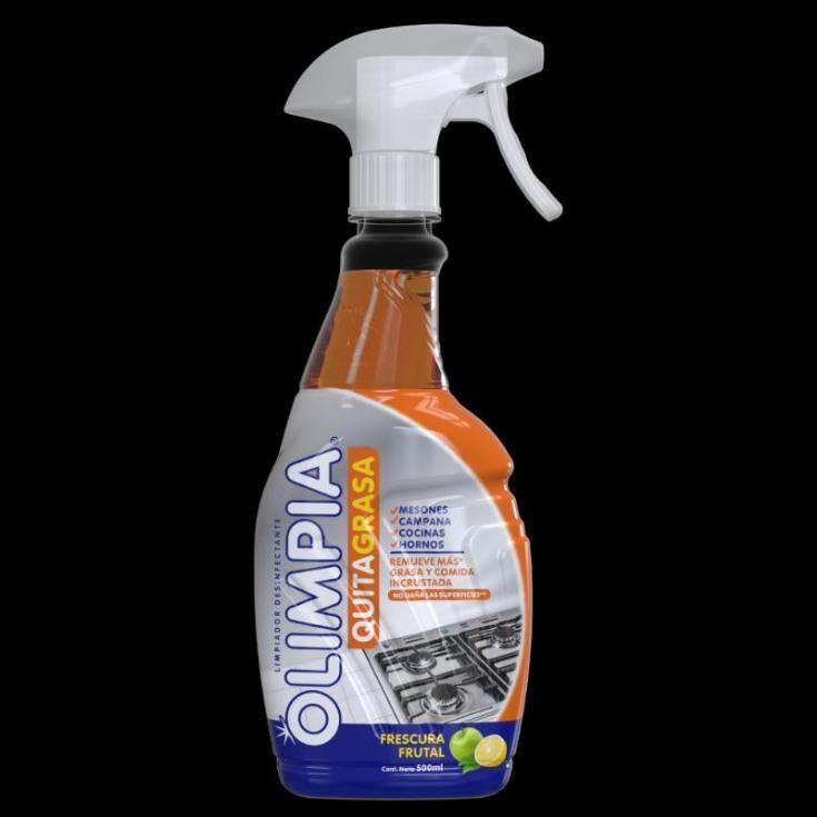 Limpiador Desifectante Quita Grasas Frescura Frutal Botella 500 Ml.