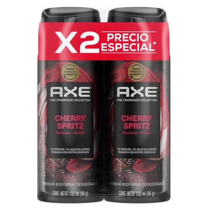 Desodorante Axe Pack Cherry Spritz Precio Especial.