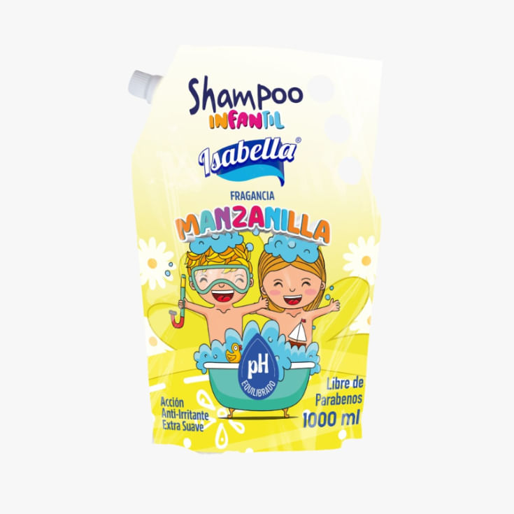 Shampoo Isabella Infantil De Manzanilla 1000 Ml.