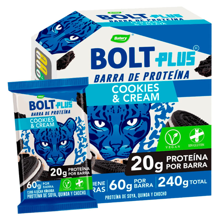 Barra De Proteina Cookies And Cream 240 Gr