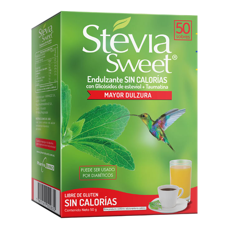 Endulzante Natural Steviasweet 50Un+Taumatina
