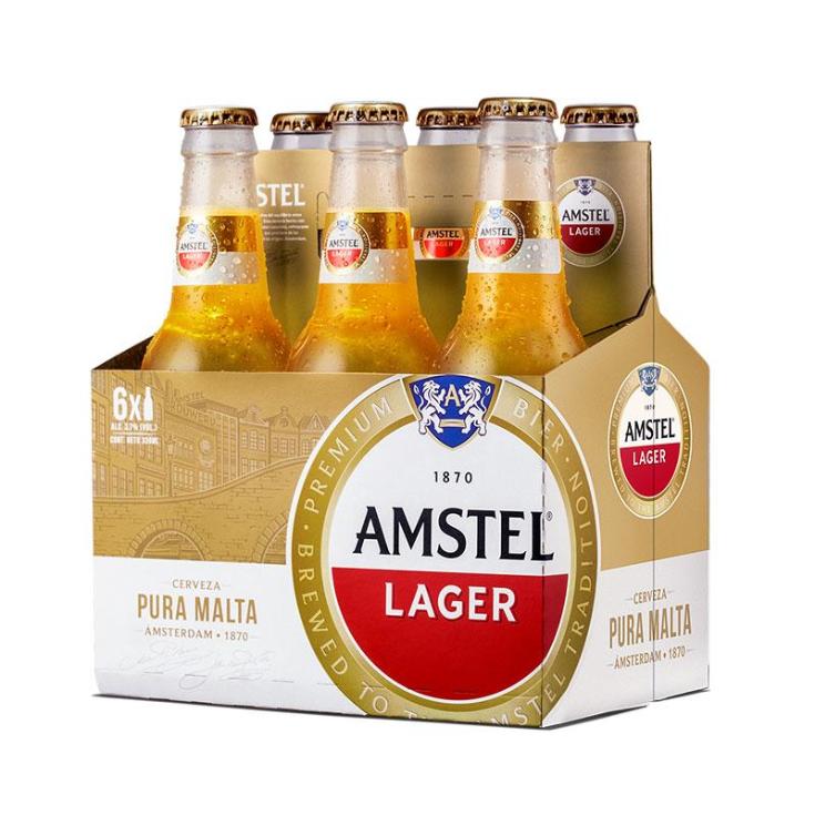Cerveza Amstel Sixpack Botella 330Ml