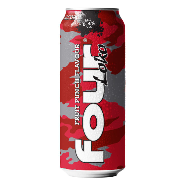 Bebida Alcohólica Carbonatada Four Loko Fruit Punch 440 Ml