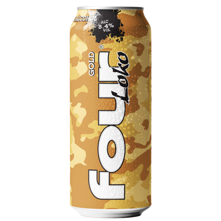 Bebida Alcohólica Carbonatada Four Loko Gold 440 Ml