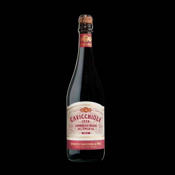 Vino Lambrusco Tinto Cavicchioli 750 Ml