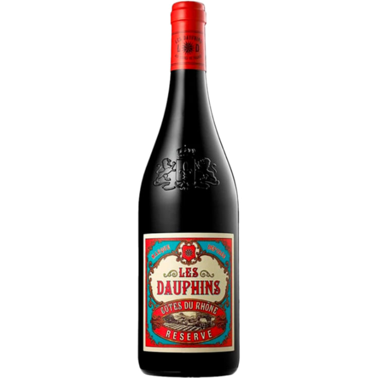 Vino tinto Les Dauphins Côtes du Rhône 750 ml