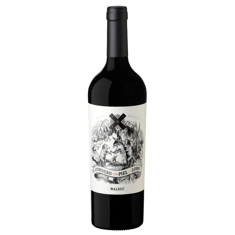 Vino Tinto Malbec Cordero Con Piel De Lobo 750Ml