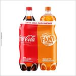 Coca Cola Two Pack Cola Original 2.025Lt + Fanta Naranja 1.750Lt