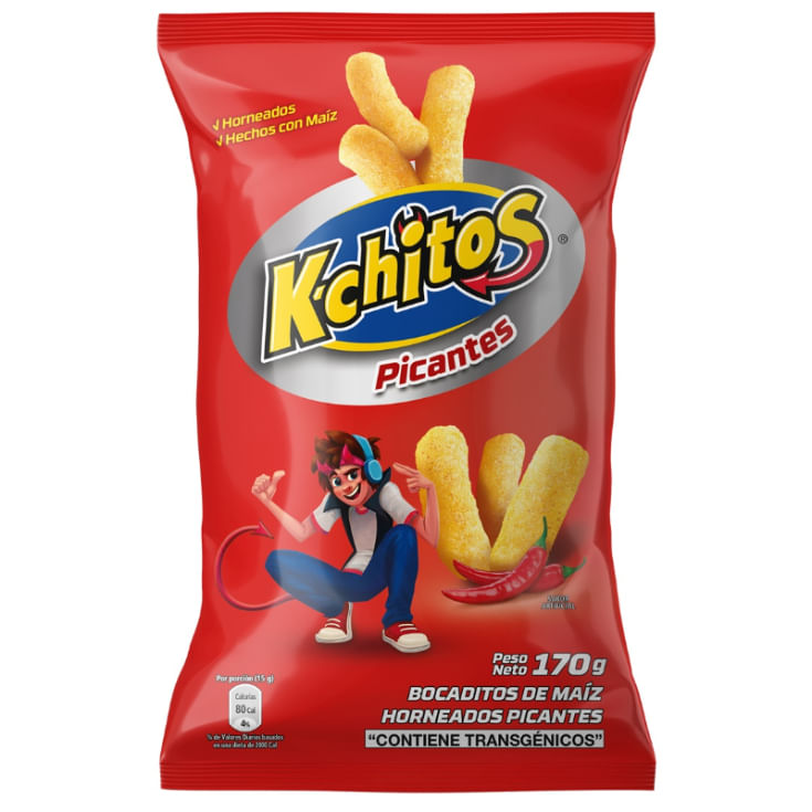 K-Chitos Fiesta Sabor Picante 170 Gr