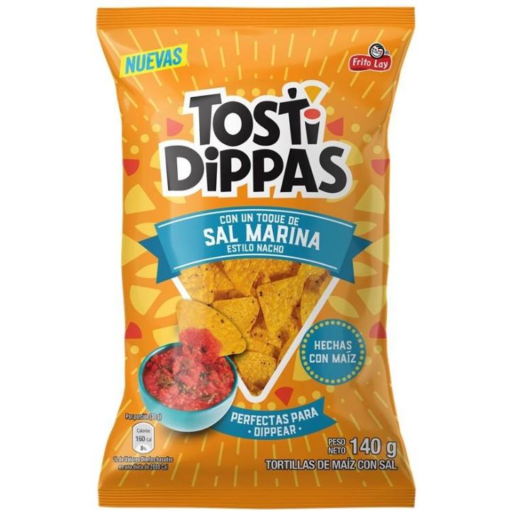 Bocaditos De Maiz Con Sal Marina Tostidippas 140 Gr