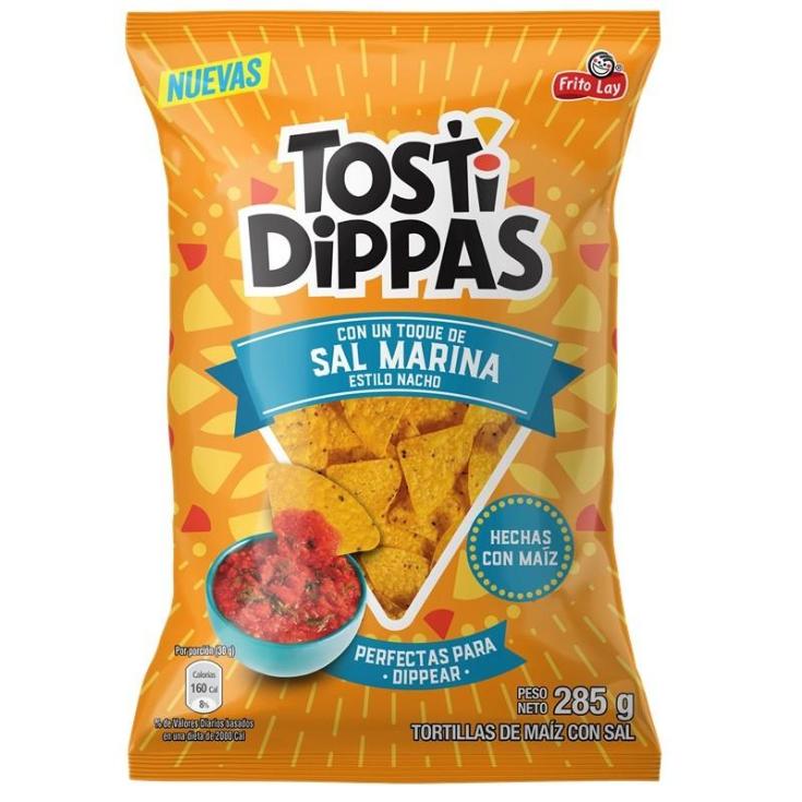 Bocaditos De Maiz Con Sal Marina Tostidippas 285 Gr