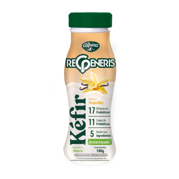 Kefir Yogurt Sabor Vainilla Regeneris 180Gr