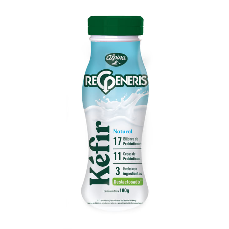 Kefir Yogurt Natural Regeneris 180Gr