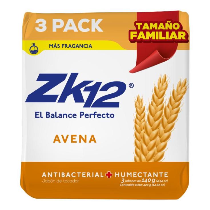 Jabon De Tocador Avena Pack 420 Gr.