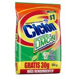 Detergente Ciclon En Polvo Poder Limon 350 Gr