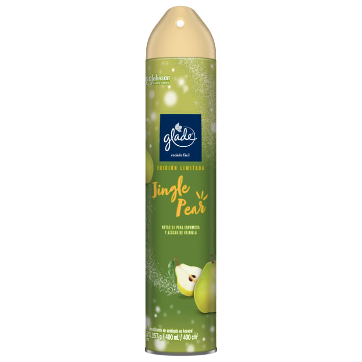 Aromatizante Glade Aerosol Pera 400 Ml.