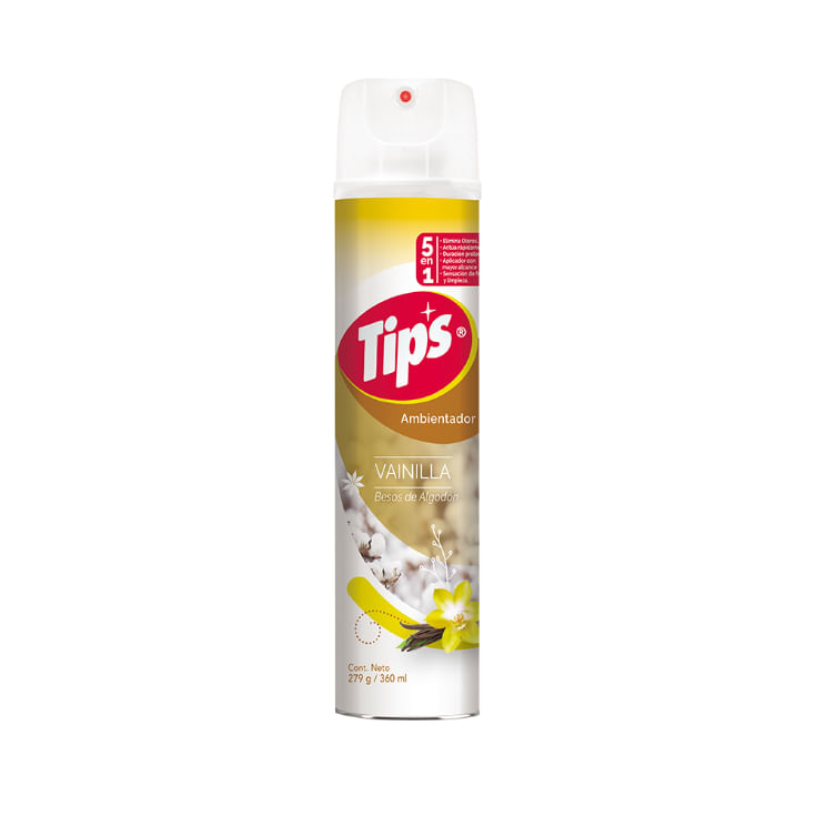 Tips Ambiental Spray Vainilla 360 Ml.
