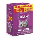 Whiskas Adulto Alimento Humedo Multipack 85 Gr. X 7 Un.
