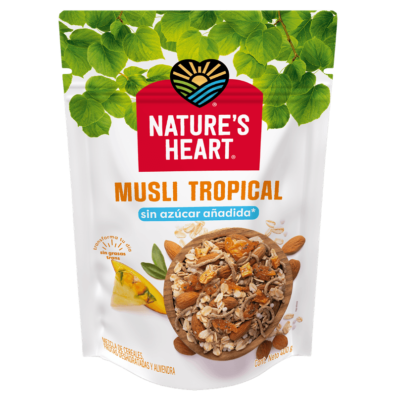 Musli Tropical Sin Azúcar Nature´s Heart 400
