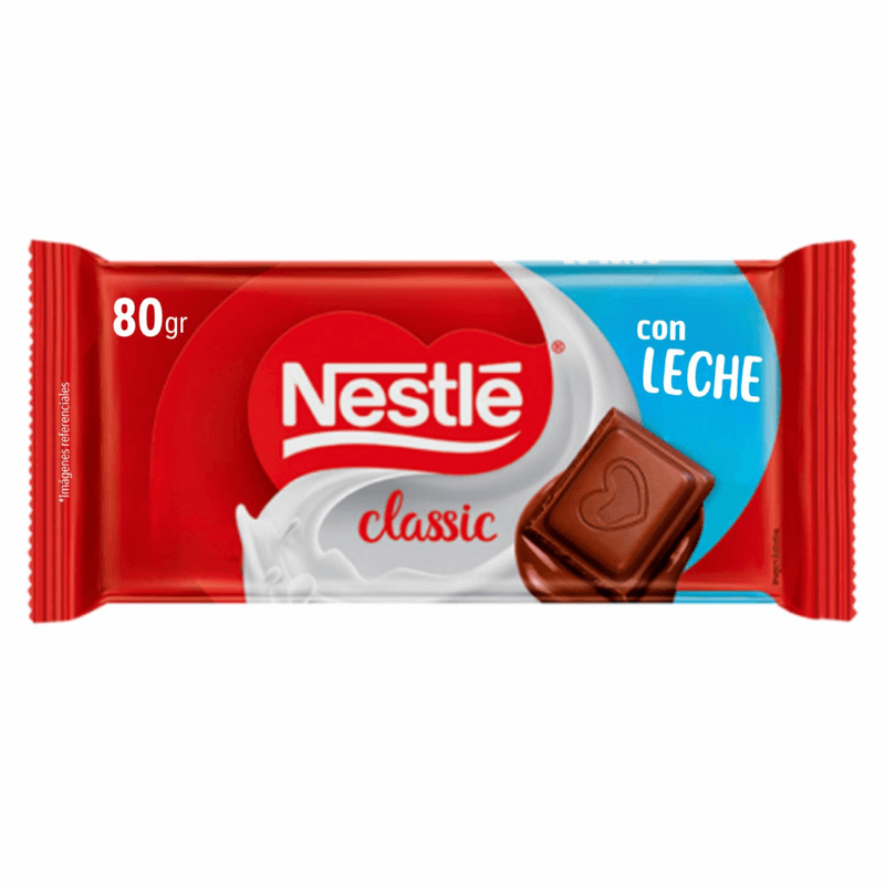 Tableta De Chocolate Clásico Nestle 80 gr