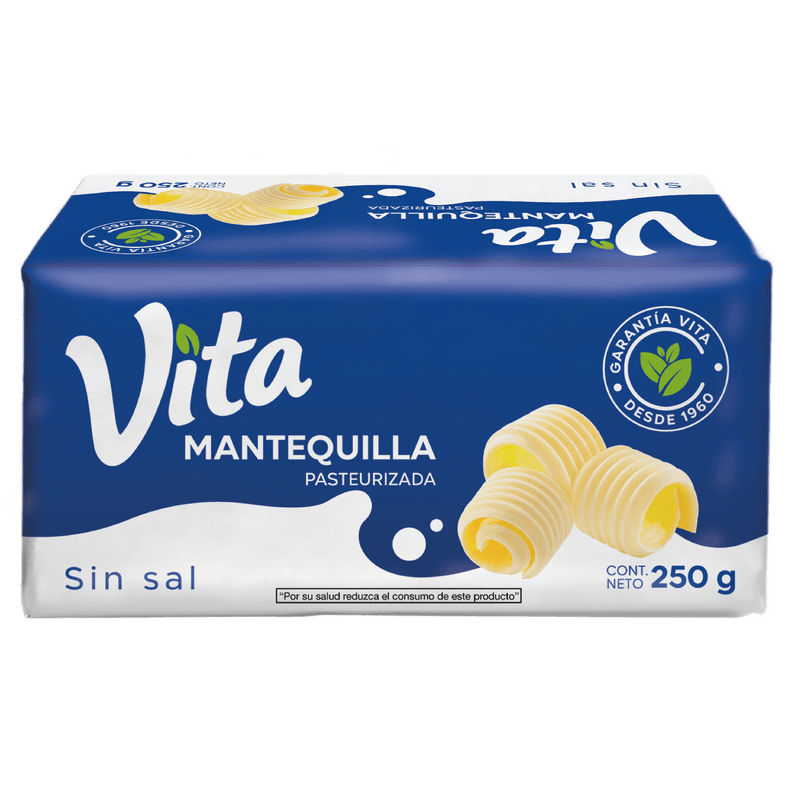 Mantequilla Sin Sal Vita 250 Gr