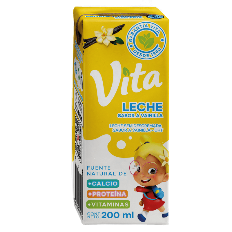 Leche Vita Sabor Vainilla 200 Ml.