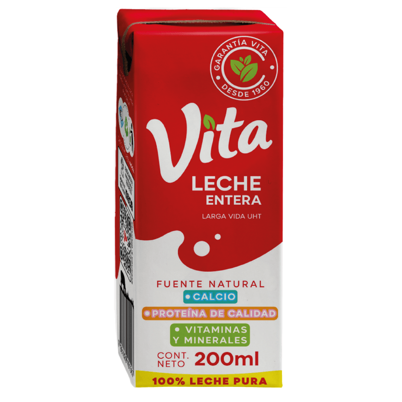 Leche Entera Vita 200 Ml.