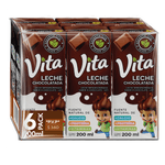 Leche Vita Sabor Chocolate x6 Un. 200 Ml. C/U