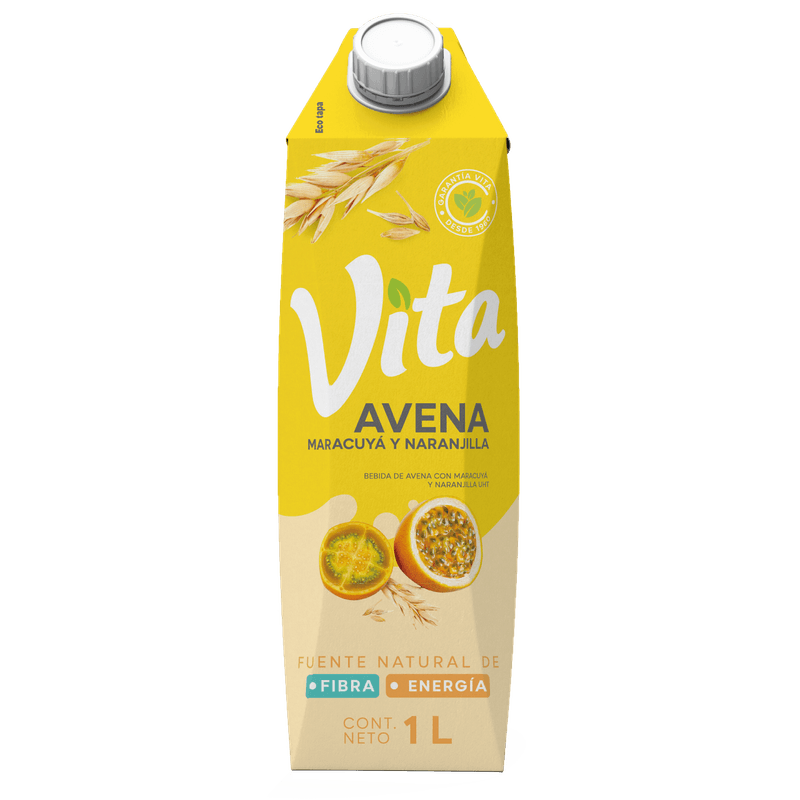 Cartón Avena Vita de Frutas 1 Lt.