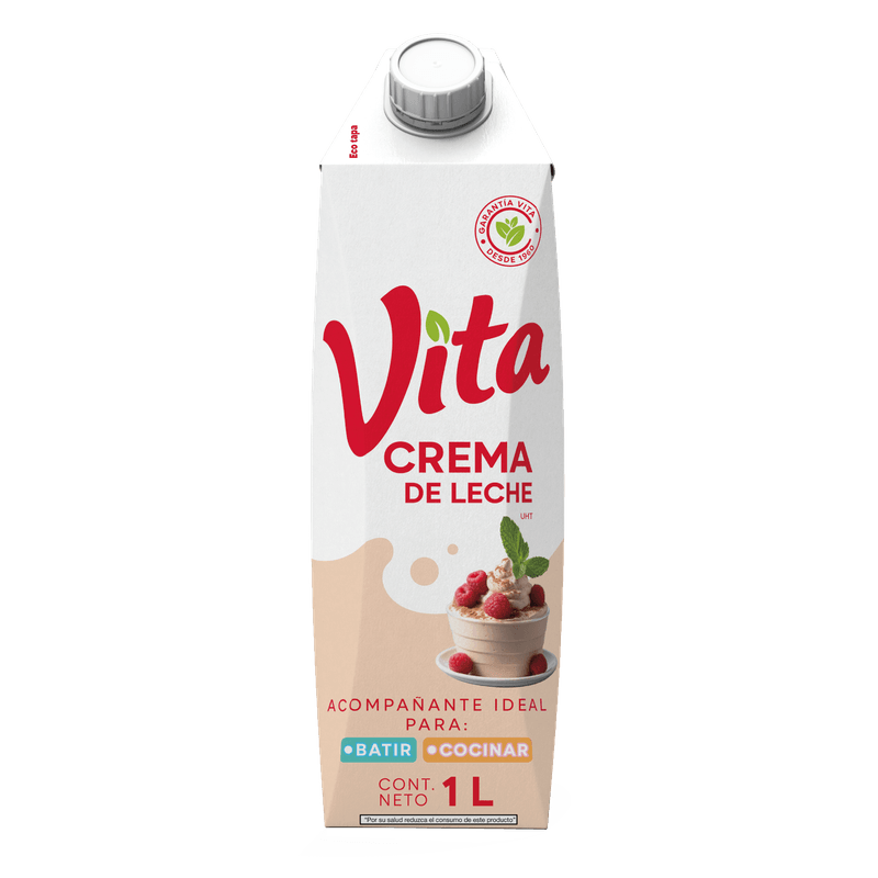 Cartón Vita Crema De Leche 1 Lt.