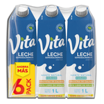Cartón Leche Semidescremada Vita x6 Un.