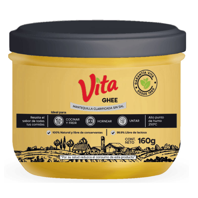 Mantequilla Clarificada Sin Sal Vita 160 Gr