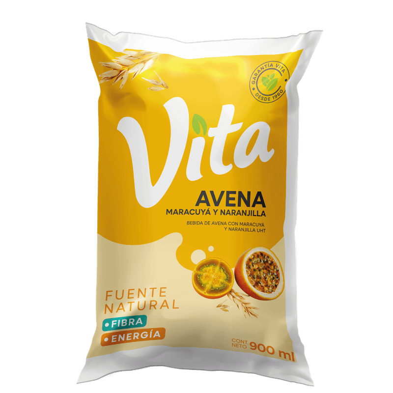 Vita Avena Funda Con Frutas 900Ml