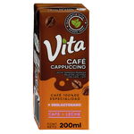 Carton Vita Cafe Capuccino Deslactosado 200Ml