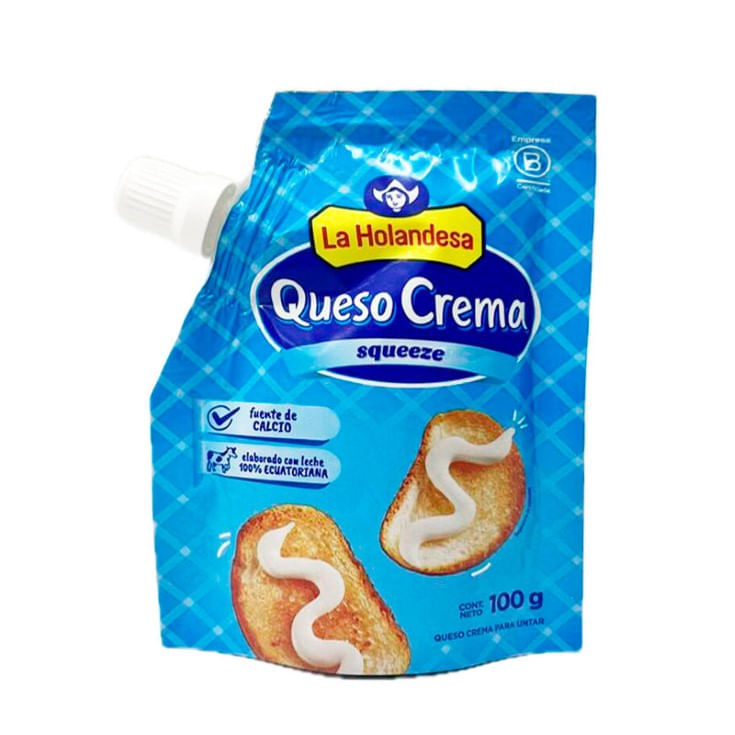 Queso Crema Squeeze La Holandesa 100 G