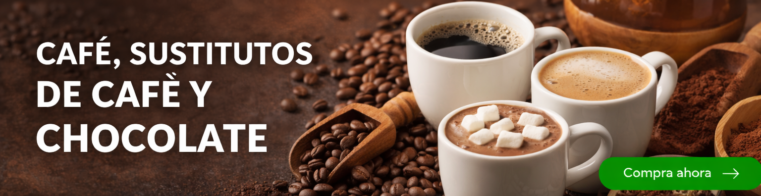 Café, Sustitutos de café y Chocolate
